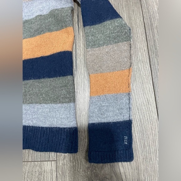 Kids ATM STRIPED CREW NECK SWEATER Sz M - Picture 6 of 6